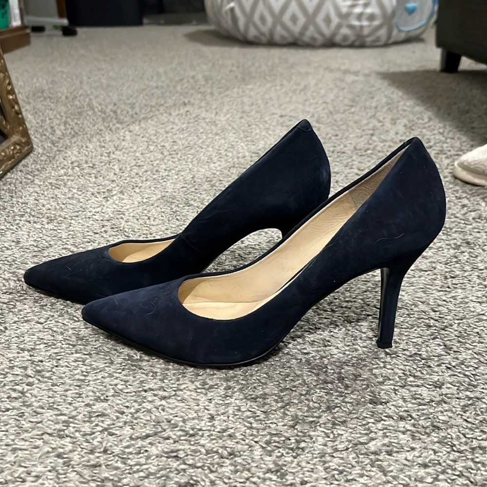 Suede heels